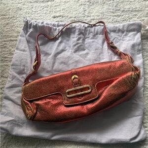 Jimmy Choo Shimmering Pink Shoulder Bag
